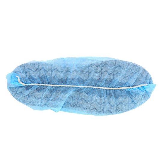 Royal PPE/Shoe Covers Blue Poly Pro Non-Skid Shoe Covers with White Tread, Pack of 150 Pairs