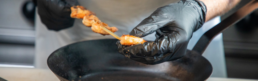 Cooking With Nitrile Gloves
