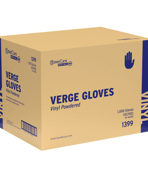 13991 | Glove, Verge Vinyl, LP, Small, 100/Box - 10 Box/Case Case Front