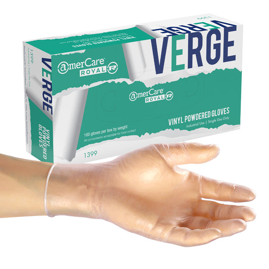 13991 | Glove, Verge Vinyl, LP, Small, 100/Box - 10 Box/Case
