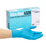 Box of Nitra-Med  nitrile gloves with a hand wearing one in front