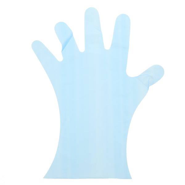 4991 | Glove, Revolution Blue Cast Poly, Textured, PF, Small, 100/Box - 10 Box/Case Glove Flat