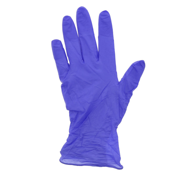 6000 | Grape Grip Nitrile Gloves, Exam Grade, Powder-Free, X-Small, 10/100 Glove Flat
