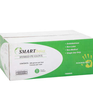 SmartChoice Hybrid PE Gloves, Case of 1000