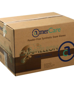 AmerCare Vinyl Gloves Chameleon Powder Free Vinyl Exam Gloves
