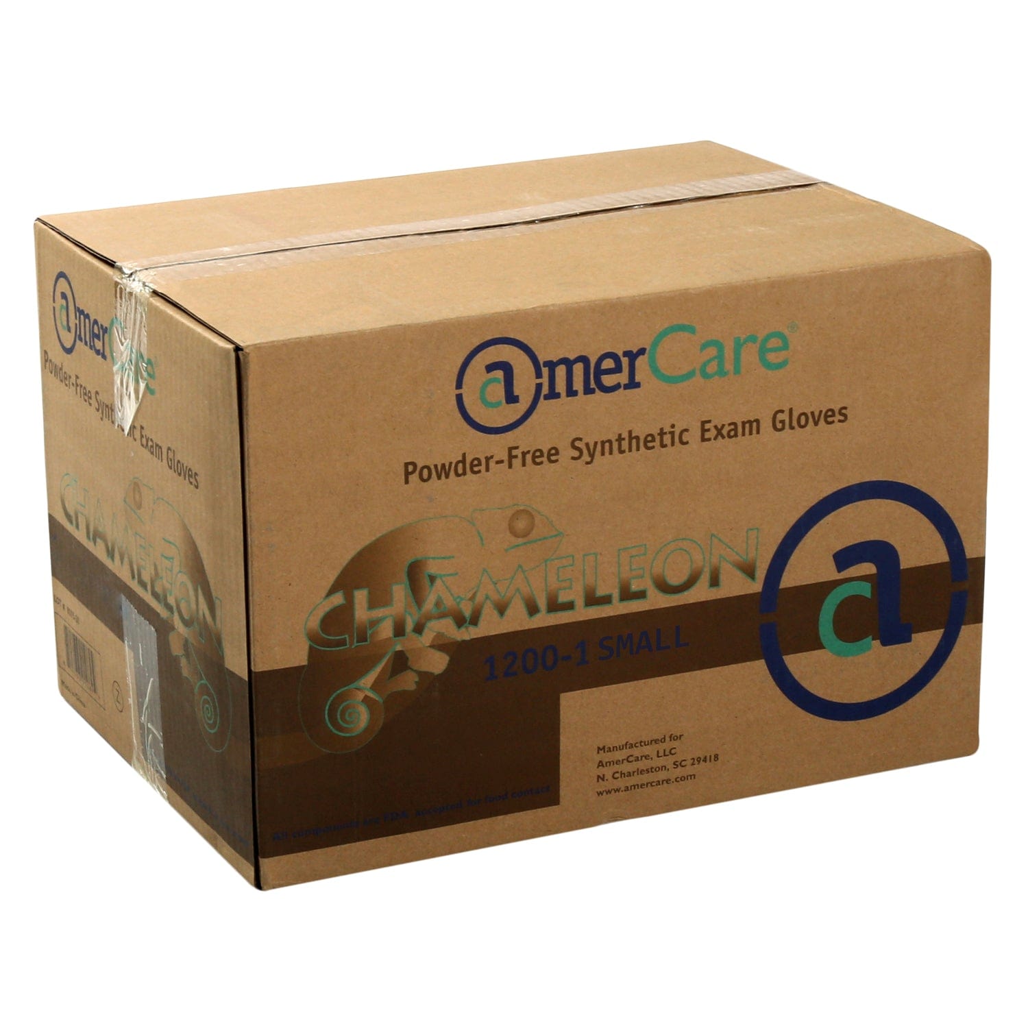 AmerCare Vinyl Gloves Chameleon Powder Free Vinyl Exam Gloves