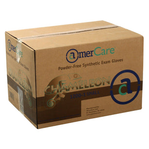 AmerCare Vinyl Gloves Chameleon Powder Free Vinyl Exam Gloves