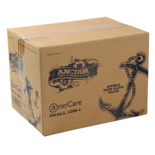 AmerCare Vinyl Gloves Anchor Powdered Vinyl Gloves