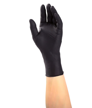 AmerCare Nitrile Gloves Black Widow Powder Free Nitrile Medical Exam Gloves