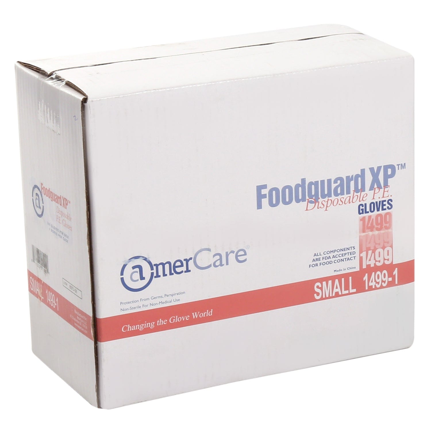 FoodGuard XP Powder Free Gloves, Case of 2,000