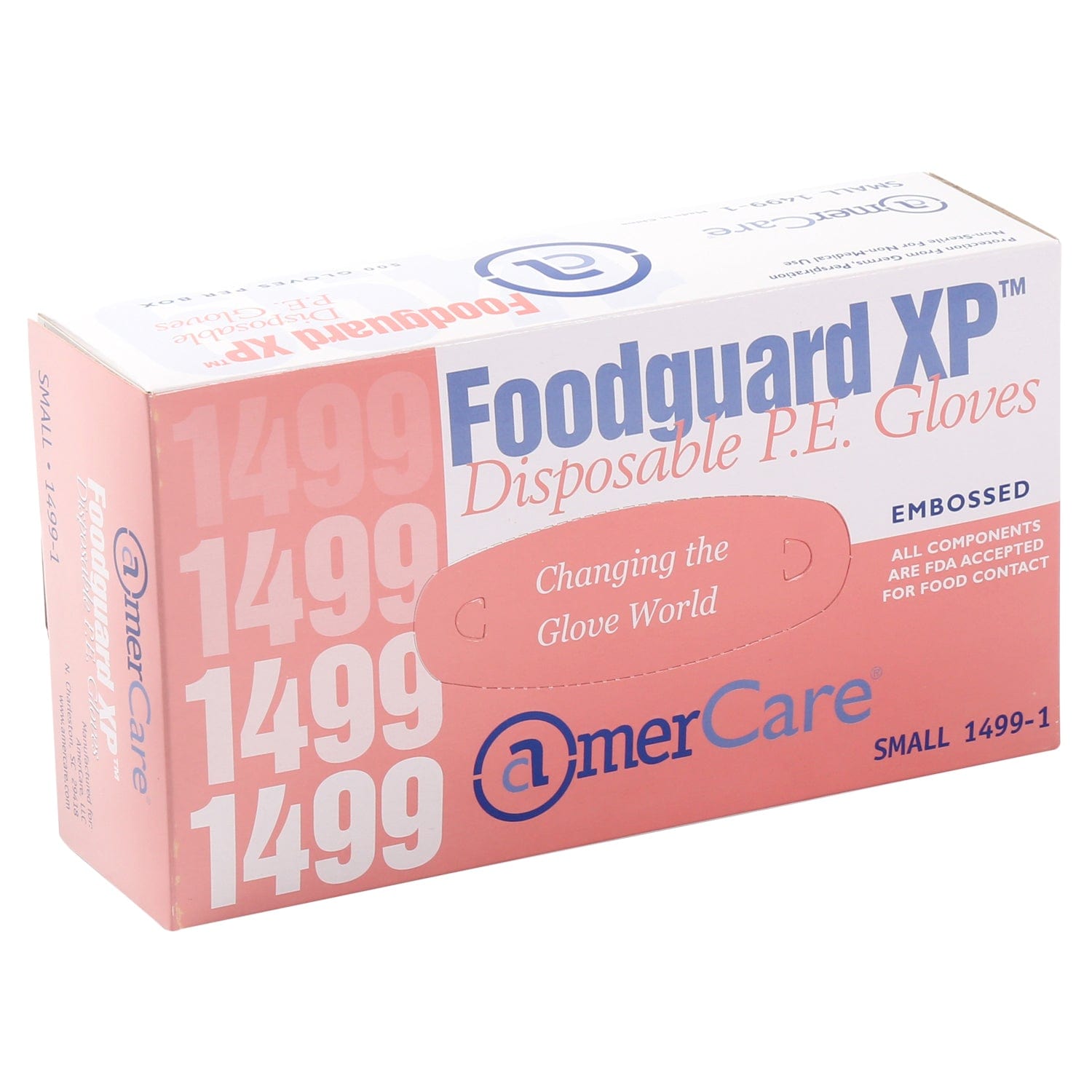 FoodGuard XP Powder Free Gloves, Case of 2,000