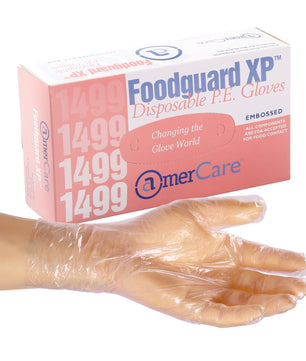 AmerCare Food Service Small FoodGuard XP Powder Free Gloves