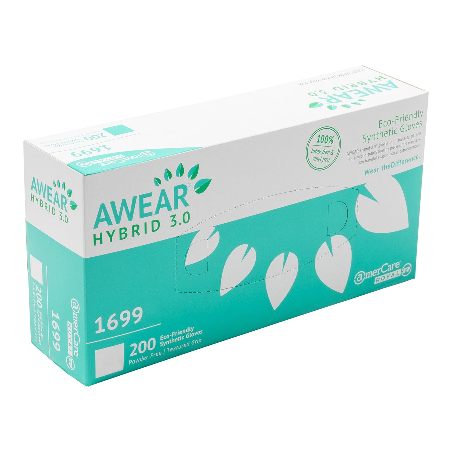 AmerCare C2 Hybrid AWEAR Eco-Friendly Powder Free Hybrid 3.0 Gloves