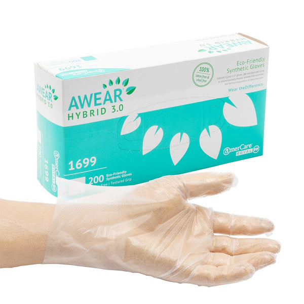 AmerCare C2 Hybrid AWEAR Eco-Friendly Powder Free Hybrid 3.0 Gloves