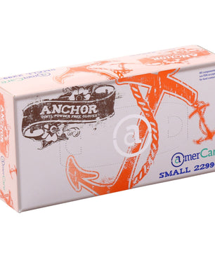 AmerCare Vinyl Gloves Anchor Powder Free Vinyl Gloves