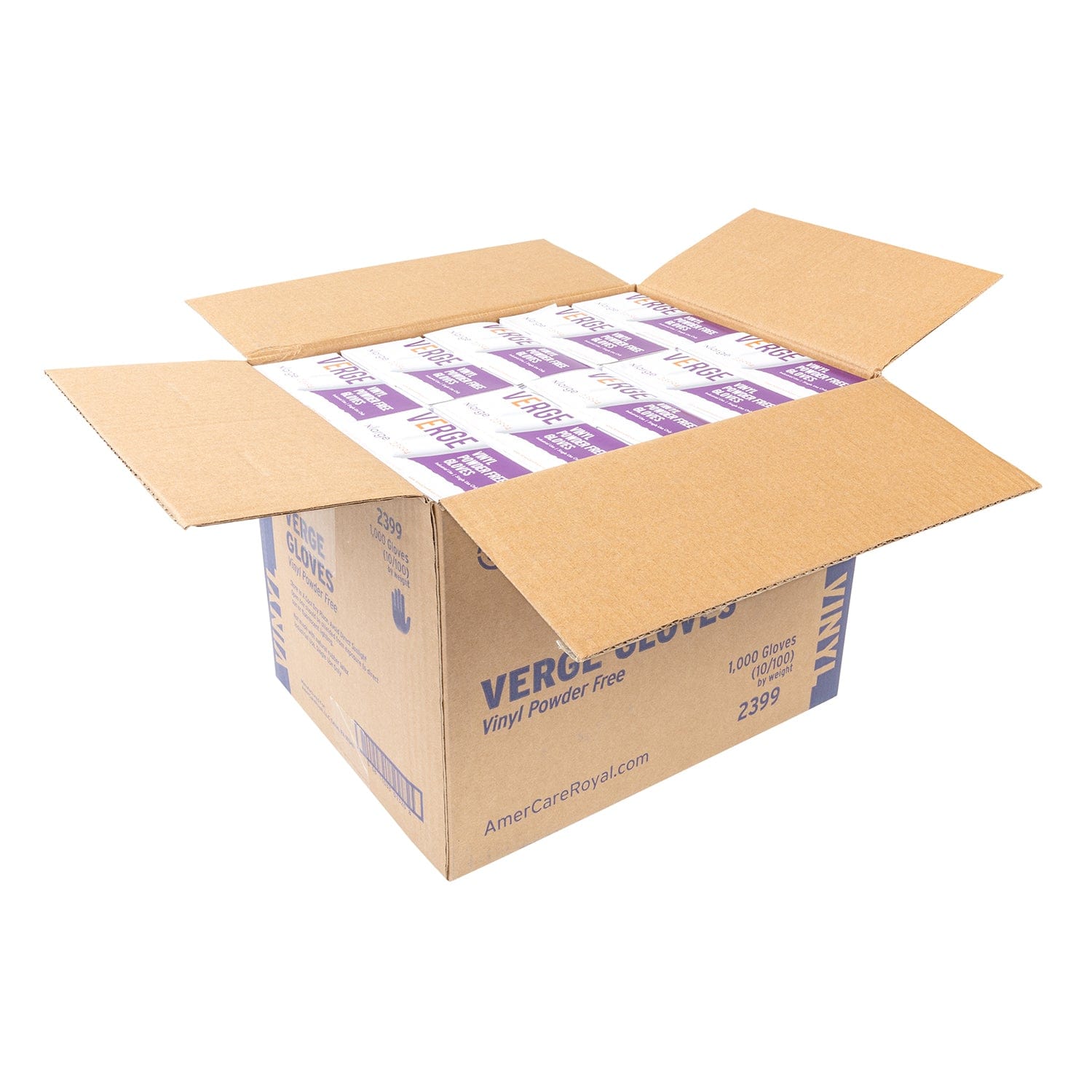 Verge Powder Free Vinyl Gloves, Case of 1,000 – GloveNation