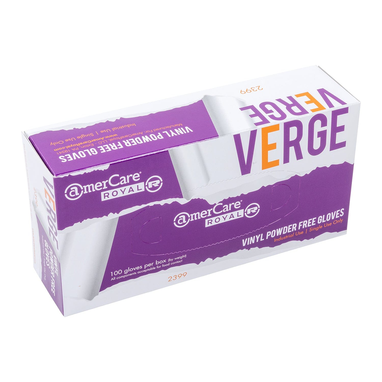 Verge Powder Free Vinyl Gloves, Case of 1,000 – GloveNation