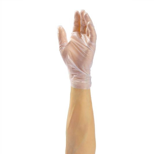 AmerCare C2 Hybrid Powder-Free Hybrid C2 HD Hybrid Gloves, Case of 1000