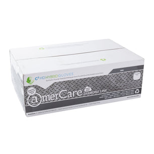 AmerCare C2 Hybrid Powder-Free Hybrid C2 HD Hybrid Gloves, Case of 1000