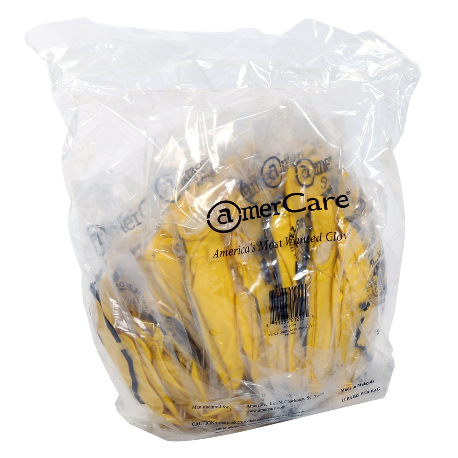 AmerCare Latex Gloves Neptune Powder Free Latex Gloves