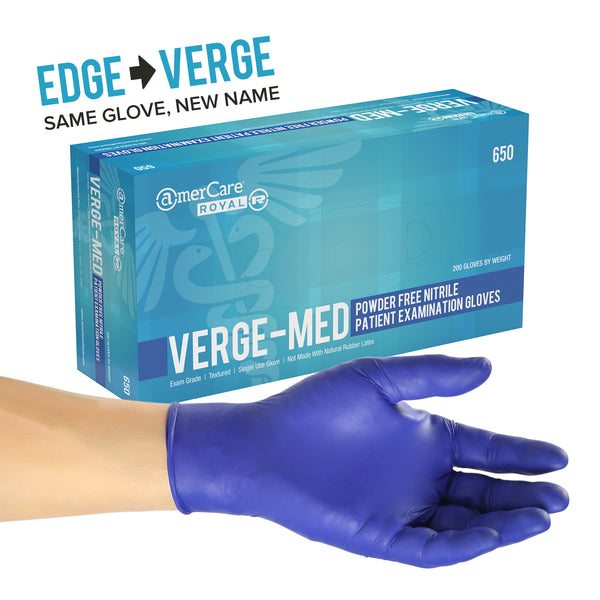 Verge-Med Powder Free Nitrile Exam Glove (#650) Samples – GloveNation