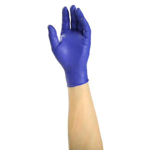verge med powder free nitrile exam glove