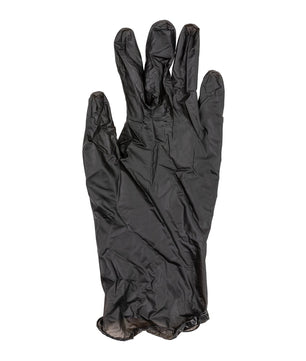AmerCareRoyal Hybrid Gloves Vitri-Flex Black Powder Free Vitrile Gloves, Case of 1,000