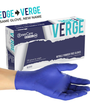 AmerCare Nitrile Gloves Small Verge Powder Free Nitrile Gloves