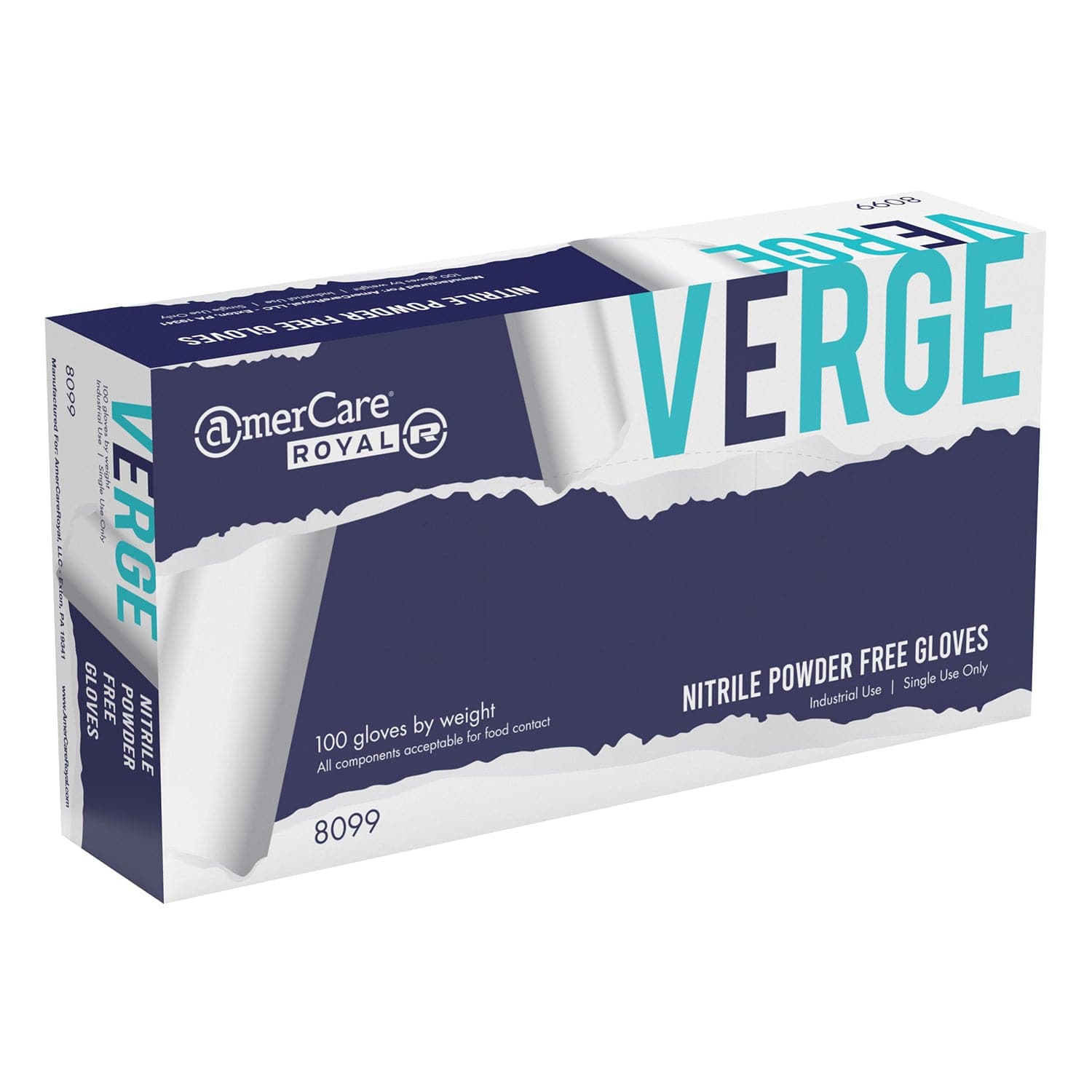 Verge Powder Free Nitrile Gloves, Case of 1,000 – GloveNation