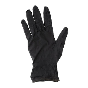 AmerCare Nitrile Gloves Black Verge Powder Free Nitrile Gloves