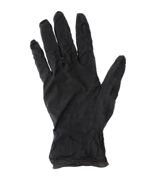 verge black nitrile glove