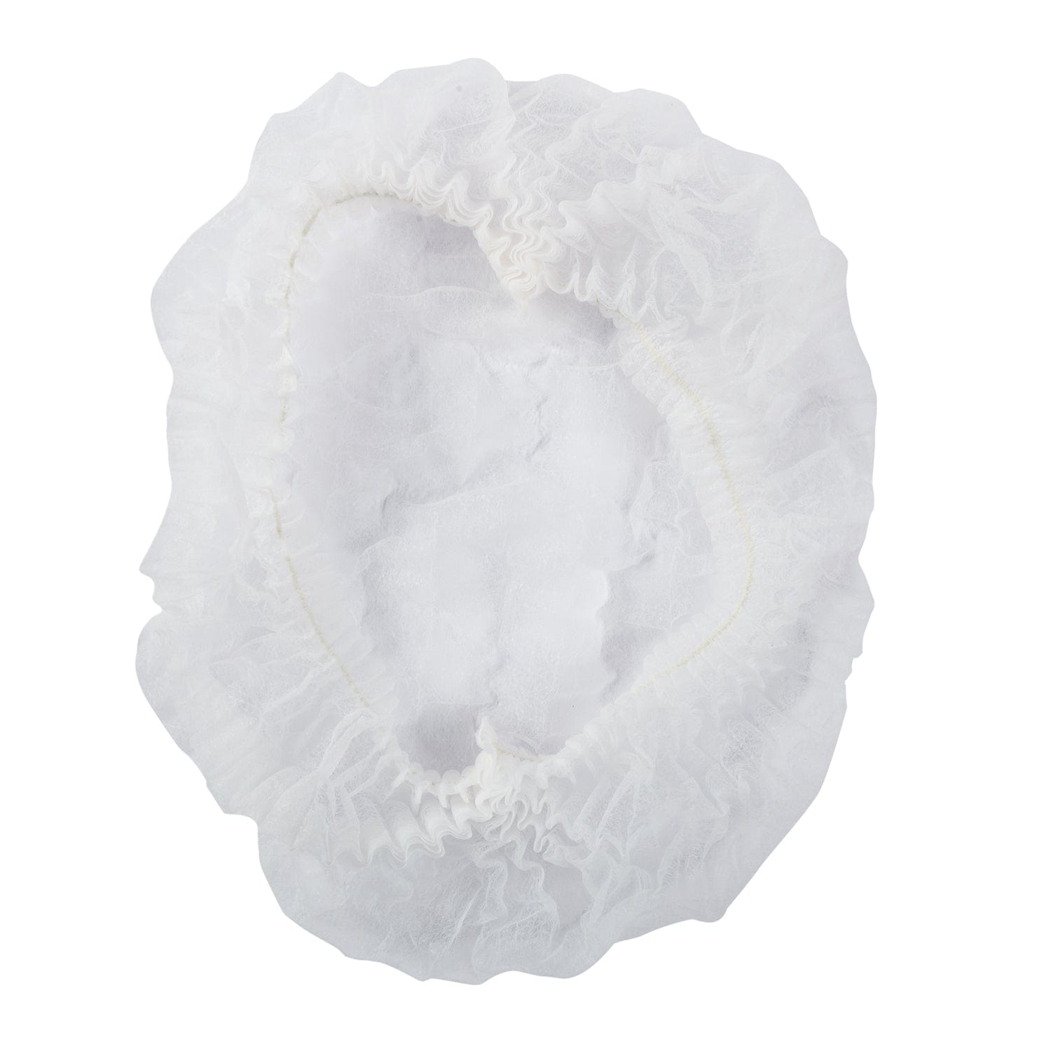 Royal PPE/Bouffant Caps 21" White Latex Free Pleated O.R. Caps, Case of 1,000