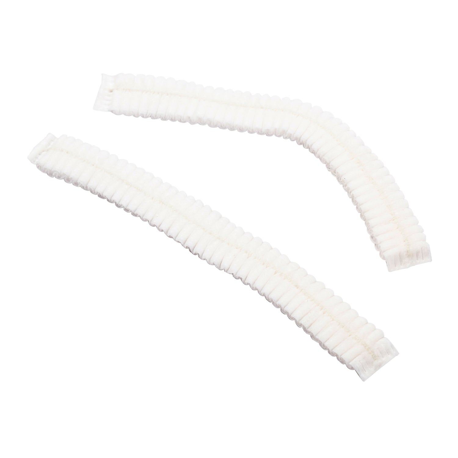 Royal PPE/Bouffant Caps 21" White Latex Free Pleated O.R. Caps, Case of 1,000