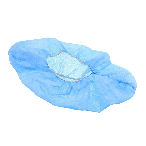 Royal PPE/Shoe Covers Large Blue Poly Pro Non-Skid Shoe Covers with White Tread, Pack of 150 Pair