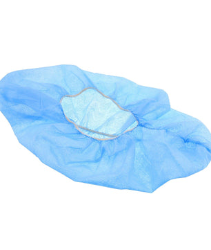 Royal PPE/Shoe Covers Blue Poly Pro Non-Skid Shoe Covers with White Tread, Pack of 150 Pairs