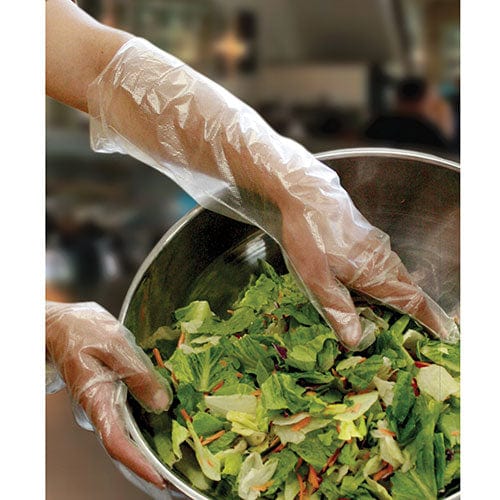 Royal Food Service 21.5" Elbow Poly Gloves